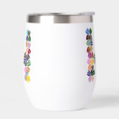 Kleurrijke tulp met opschrift "H" (Links)