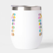 Kleurrijke tulp met opschrift "M" (Rechts)