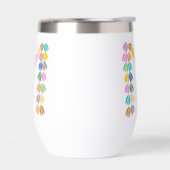 Kleurrijke tulp met opschrift "M" (Links)