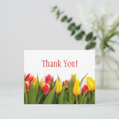 Kleurrijke Tulpen Briefkaart (Staand voorkant)