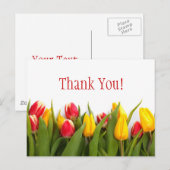 Kleurrijke Tulpen Briefkaart (Voorkant / Achterkant)