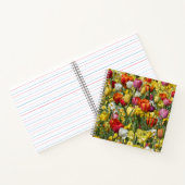 Kleurrijke Tulpen & Daffodils Flowers Notitieboek (Binnen)