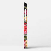 Kleurrijke tulpen, geïsoleerde zwarte achtergrond. Case-Mate iPhone case (Achterkant / Links)