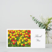 Kleurrijke Tulpen II - Dank je wel Bedankkaart (Staand voorkant)