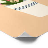 Kleurrijke tulpen in een vaas poster (Hoek)