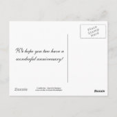 Kleurrijke tulpen Jubileum Briefkaart (Achterkant)