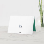 Kleurrijke tulpen kaart (Achterkant)