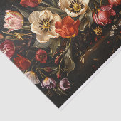 Kleurrijke Tulpen Schilderen Botanische Decoupage Tissuepapier (Detail)