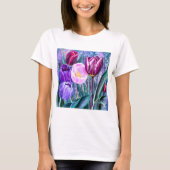 Kleurrijke Tulpen T-Shirt (Voorkant)