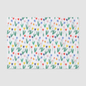 Kleurrijke Tulpen Tissuepapier (Voorkant)