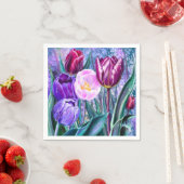 Kleurrijke Tulpenservetten Servet (Insitu)