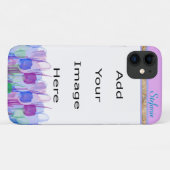 Kleurrijke Tulus-grens Case-Mate iPhone Case (Achterkant (horizontaal))