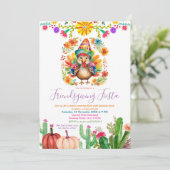 Kleurrijke Turkije Bloemen Cactus Vriendschapsvier Kaart (Staand voorkant)