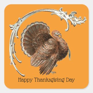 Kleurrijke Turkije Vierkante Sticker