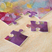 Kleurrijke Turkse Angora kat Legpuzzel (Zijkant)