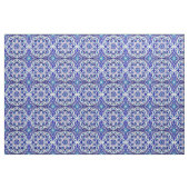 Kleurrijke Turkse Ottoman Iznik Blue Tile Motif Stof (Fat Quarter)