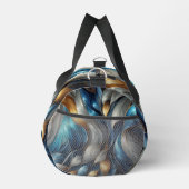 Kleurrijke turquoise blauw Abstract Plunjezak (Rechts)