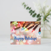 Kleurrijke Twinkellichtjes, bokeh, Feestdagen (Staand voorkant)