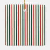 Kleurrijke Type Vrolijke Kerstmisfoto Keramisch Ornament (Achterkant)