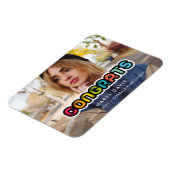  kleurrijke typografie Foto afstuderen Magneet (Linkerzijde)