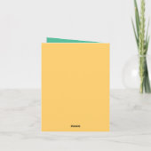 Kleurrijke Typografie Goed gedaan Examens Test Pas Kaart (Achterkant)