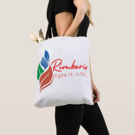Kleurrijke typografie moderne kunst tote bag