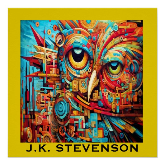 KLEURRIJKE UIL ART PERFECT POSTER (Voorkant)