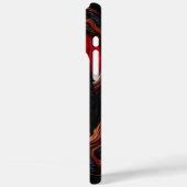 Kleurrijke uil in een mystiek nachtlandschap Case-Mate iPhone case (Achterkant / Links)