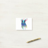 Kleurrijke uil Kunst Post-it® Notes (Op bureau)
