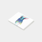 Kleurrijke uil Kunst Post-it® Notes (Schuin)