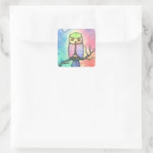 Kleurrijke Uil Stickers (Tas)
