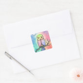 Kleurrijke Uil Stickers (Envelop)