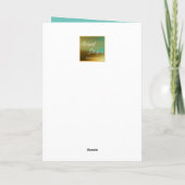 Kleurrijke Uil Verjaardag Kaart (Achterkant)