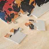 Kleurrijke Uil Waterverf Legpuzzel (Zijkant)