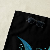 KLEURRIJKE UITGEBREIDE VERSIERDE WHIMISCHE VIS STRANDLAKEN (In situ)