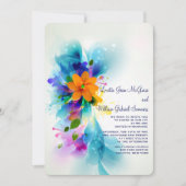 Kleurrijke uitnodiging (Voorkant)