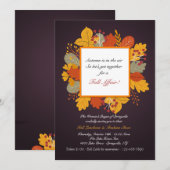 Kleurrijke Uitnodiging (Voorkant / Achterkant)