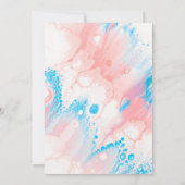 Kleurrijke uitnodiging tot het indienen van abstra (Achterkant)