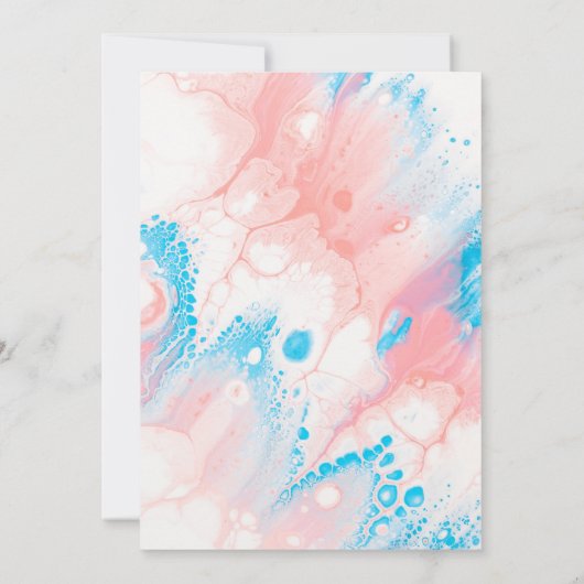 Kleurrijke uitnodiging tot het indienen van abstra (Achterkant)