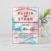 Kleurrijke uitnodiging tot het indienen van abstra (Staand voorkant)