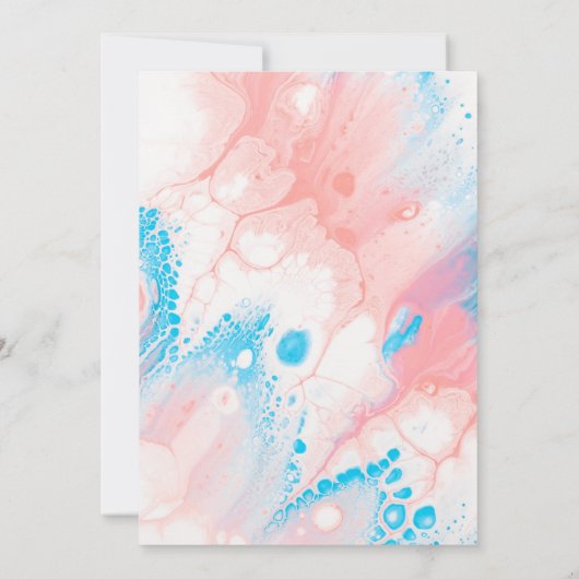 Kleurrijke uitnodiging tot het indienen van abstra (Achterkant)