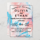 Kleurrijke uitnodiging tot het indienen van abstra (Voorkant / Achterkant)