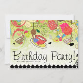 Kleurrijke uitnodiging van de partij van de Verlic (Voorkant)