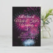 Kleurrijke uitnodiging voor weddenschappen (Staand voorkant)