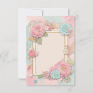 Kleurrijke uitnodigingen voor familie en vrienden