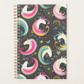 Kleurrijke Unicorn Desk Planner Kalender (Voorkant)