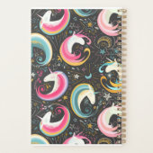 Kleurrijke Unicorn Desk Planner Kalender (Achterkant)
