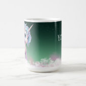 Kleurrijke Unicorn Naam Mok (Center)