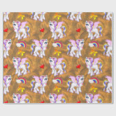 Kleurrijke Unicorns op papier voor de onmiddellijk (Vlak)