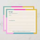 Kleurrijke unieke aangepaste Vrijgezellenfeest rec (Voorkant / Achterkant)